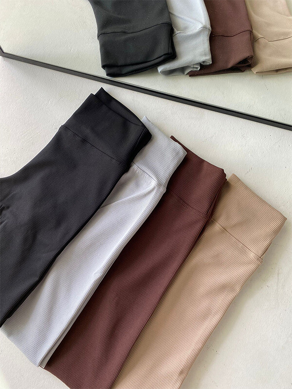 Kadın Fitilli Tayt Camel