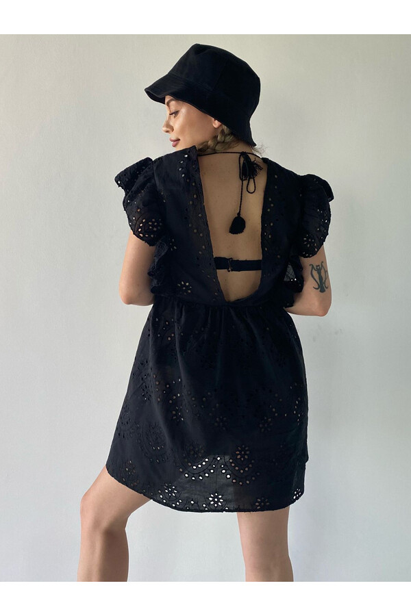 Kadın Siyah Fisto Pareo 