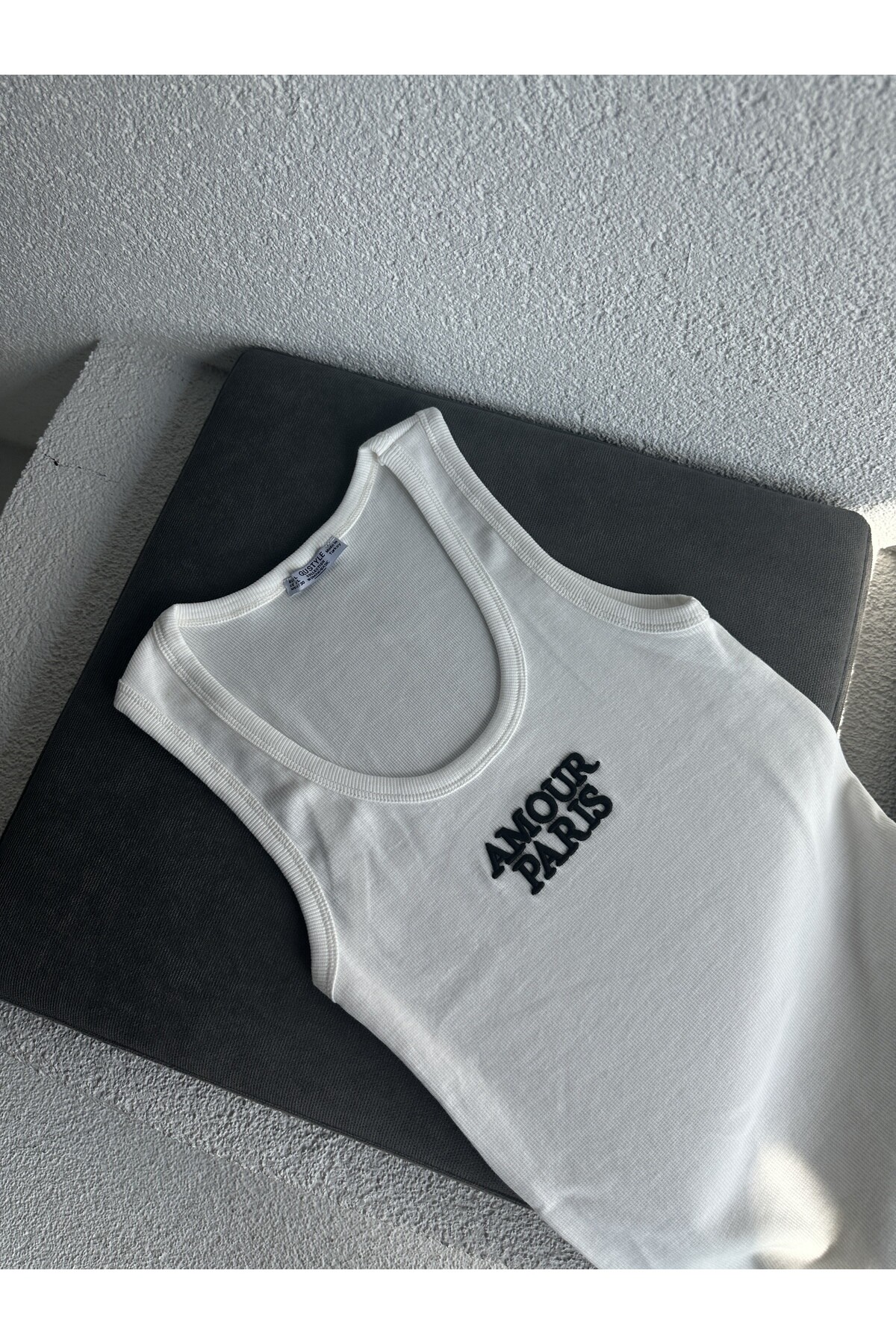 Kadın Ekru Amour Paris Fitilli Atlet  