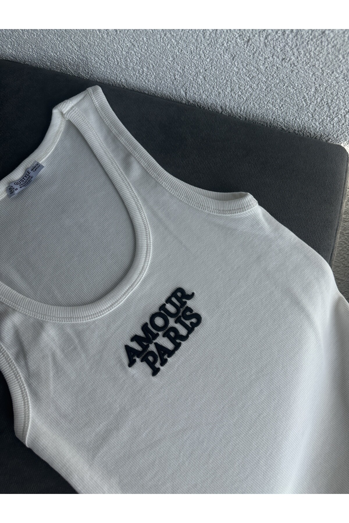 Kadın Ekru Amour Paris Fitilli Atlet  