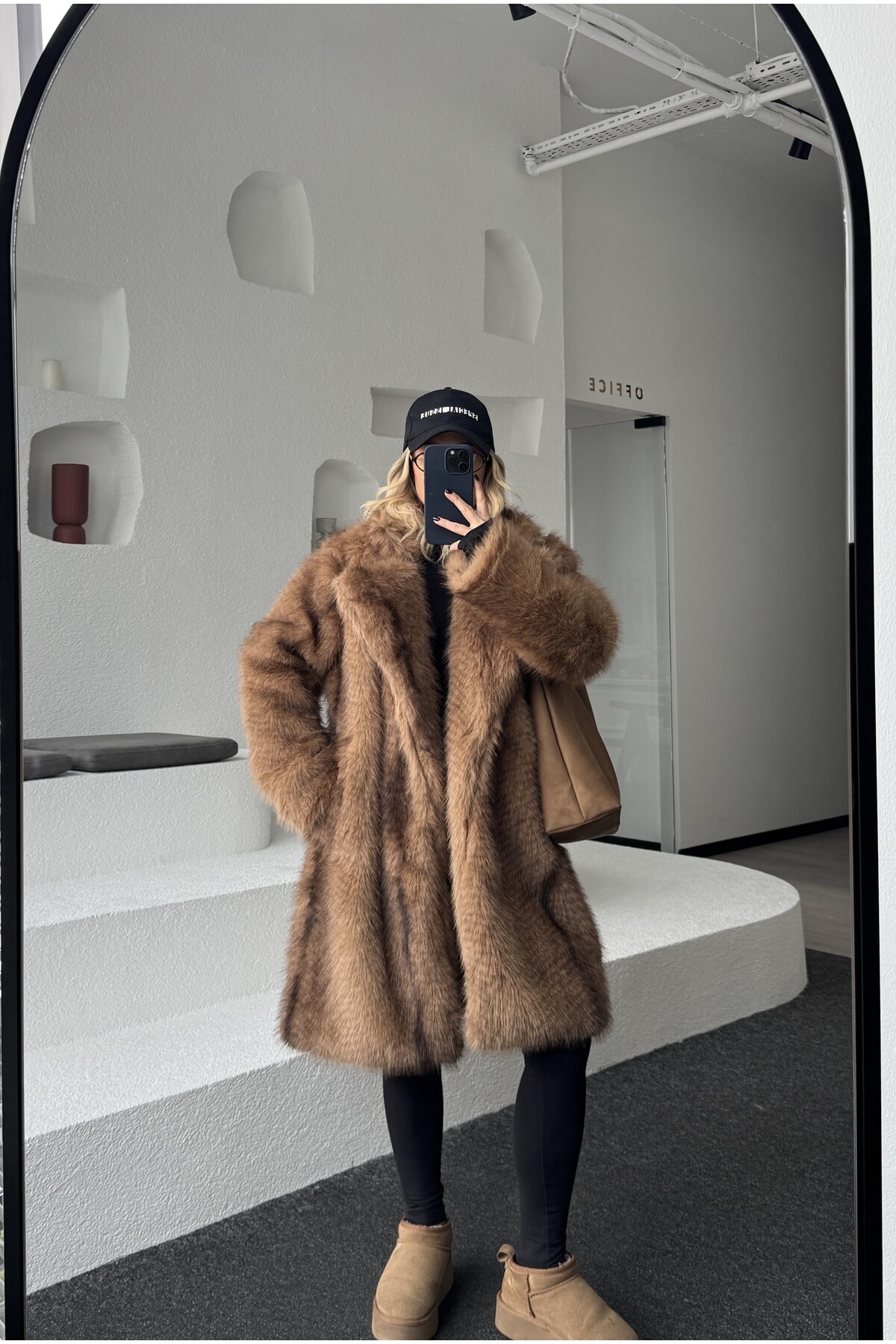 Kahve Uzun İthal premİum Kürk