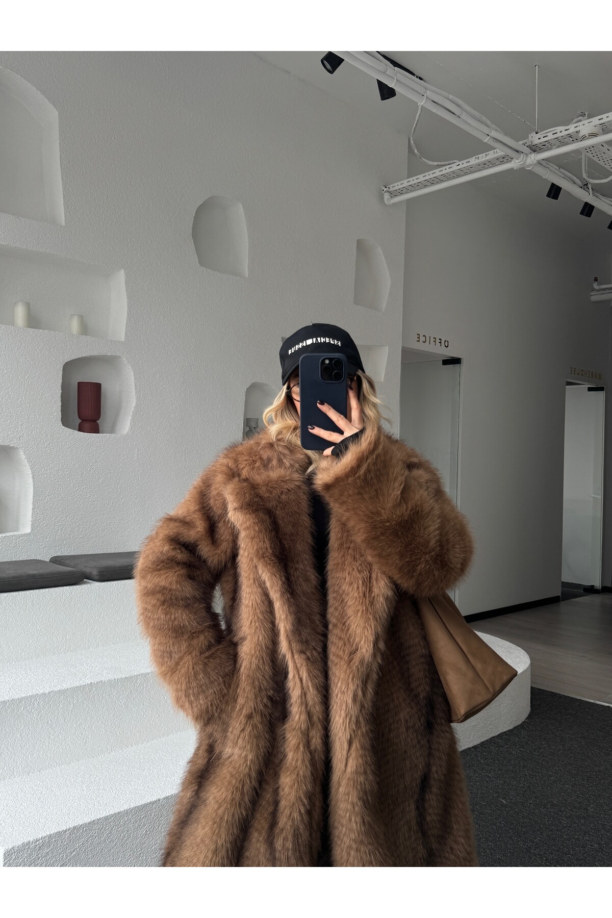 Kahve Uzun İthal premİum Kürk