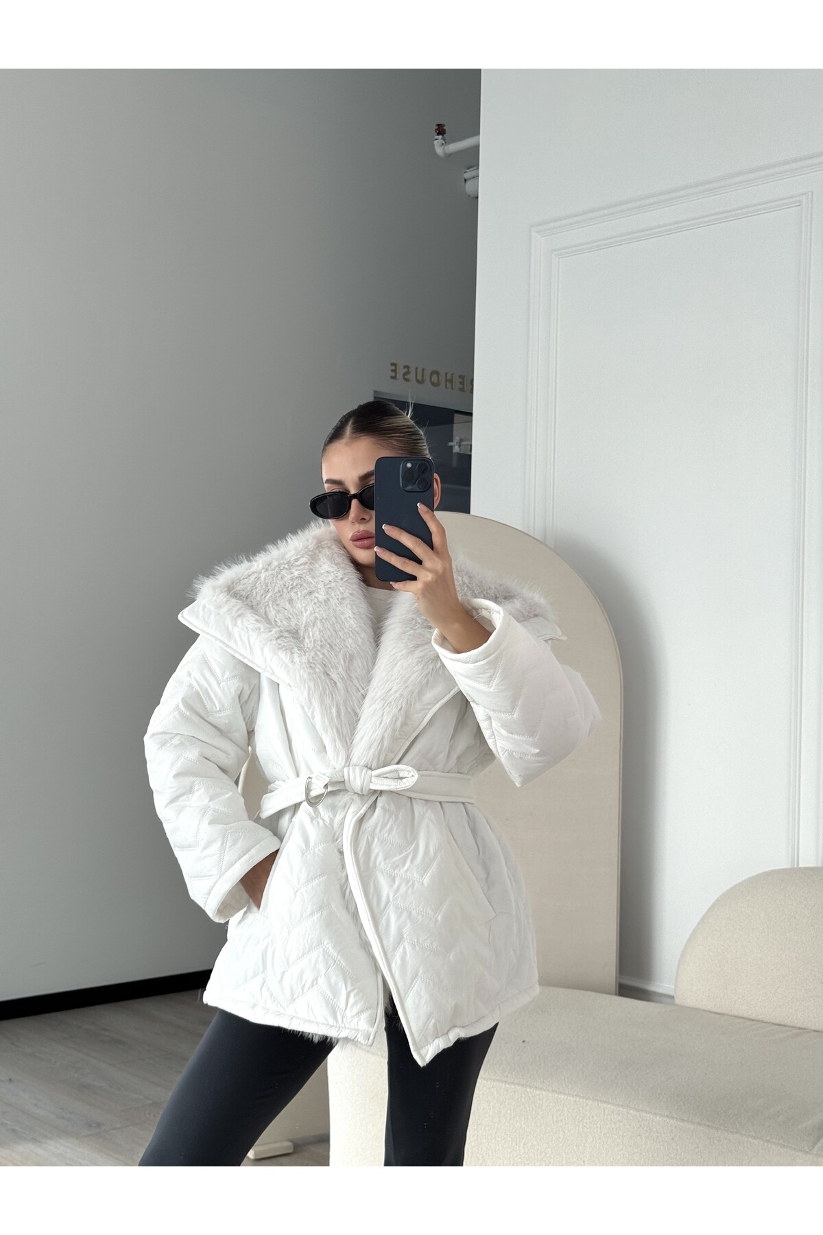 Premium Kürk Yakalı Mont