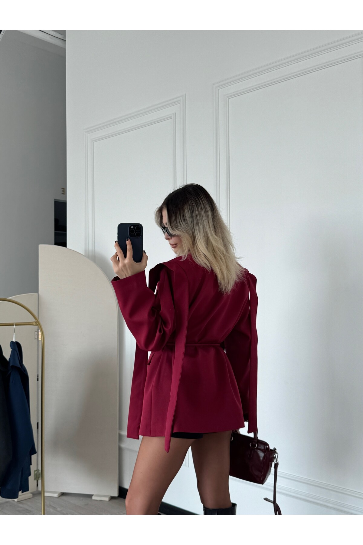 Tasarım Bağlamalı Blazer Ceket