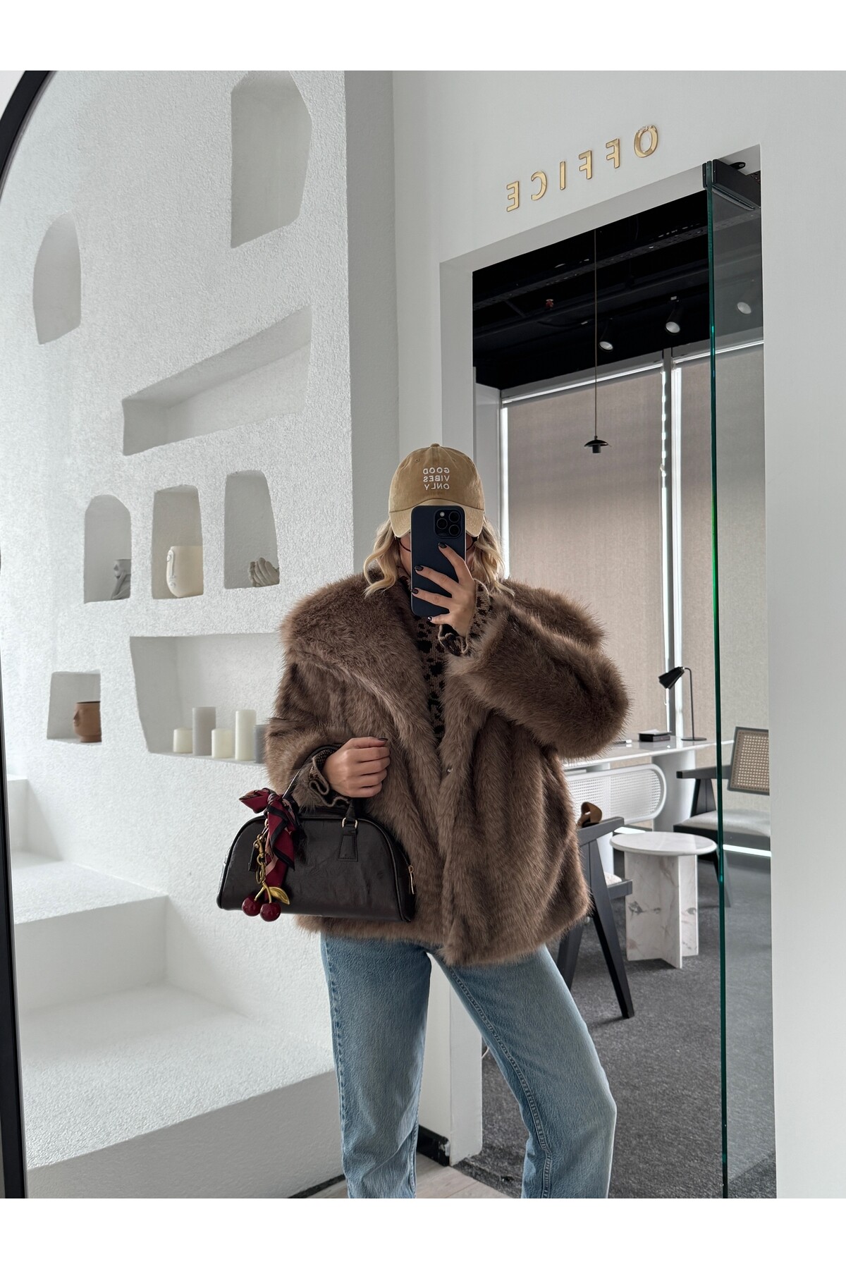 Vizon Kısa İthal Premium Kürk