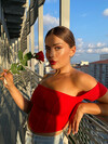 Kadın Kırmızı Madonna Yaka Büstiyer 
