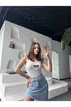 Kadın Ekru Amour Paris Fitilli Atlet  