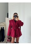 Tasarım Bağlamalı Blazer Ceket