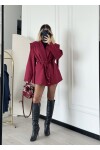 Tasarım Bağlamalı Blazer Ceket