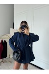 Tasarım Bağlamalı Blazer Ceket
